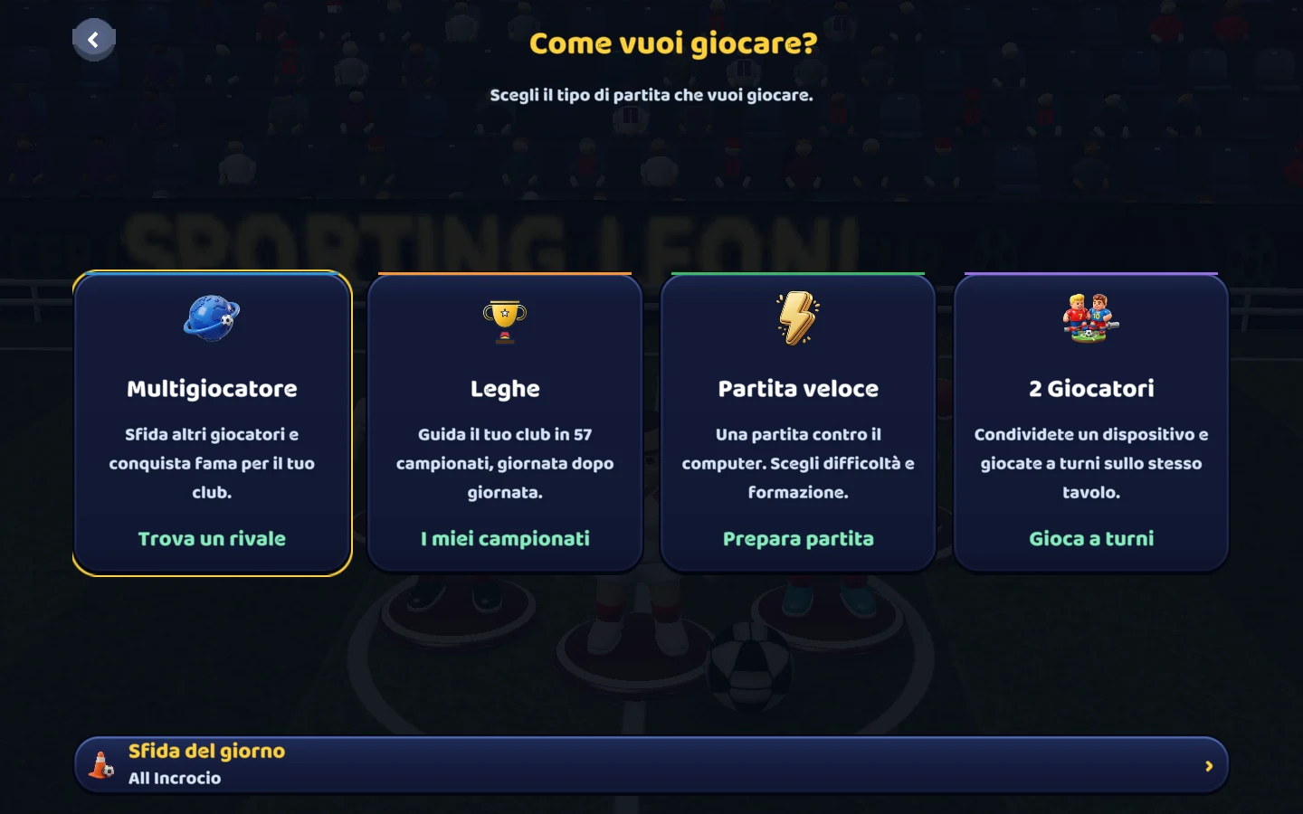 Schermata del gioco attuale — Un altro modo di giocare ogni giorno